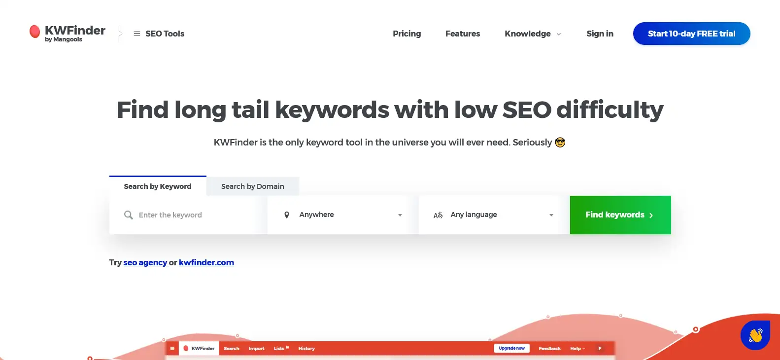 KWFinder The Only Keyword Tool Youll Ever Need - SEO Tools: 18 SEO Tools Used by SEO Experts